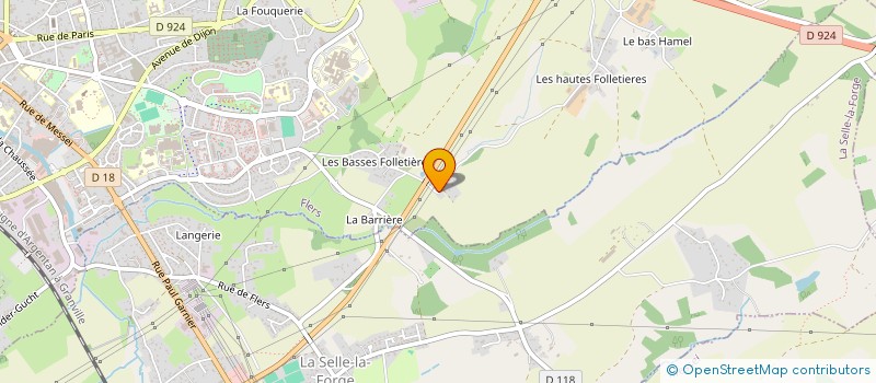 localisation de l'entreprise MADAME NADIA ROBERRINI à FLERS