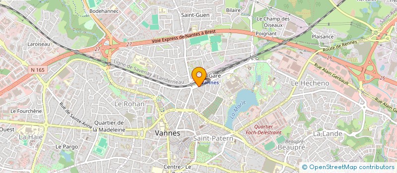 localisation de l'entreprise MADAME NADIA ROBERT  VANNES