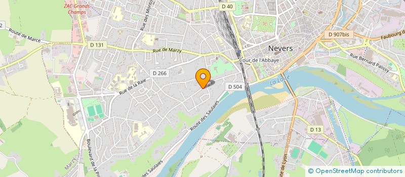 localisation de l'entreprise MADAME NADIA RONDEPIERRE à NEVERS