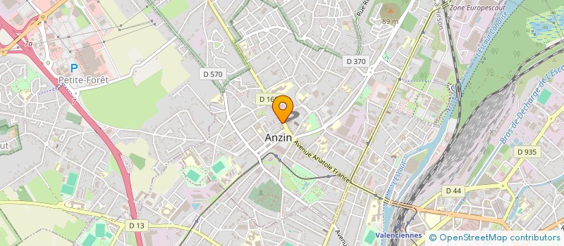 localisation de l'entreprise MADAME NADIA ROUANI  ANZIN