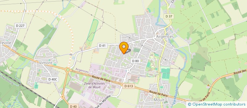 localisation de l'entreprise MADAME NADIA ROUILLE  ARGENCES