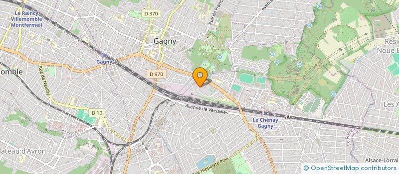 localisation de l'entreprise MADAME NADIA SABBAR  GAGNY