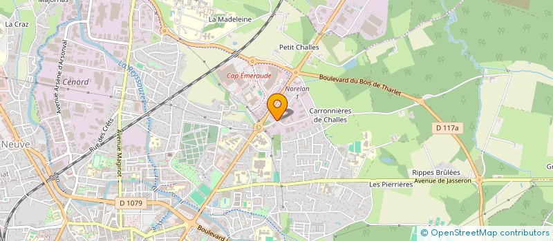 localisation de l'entreprise MADAME NADIA SABIR  CORVEISSIAT