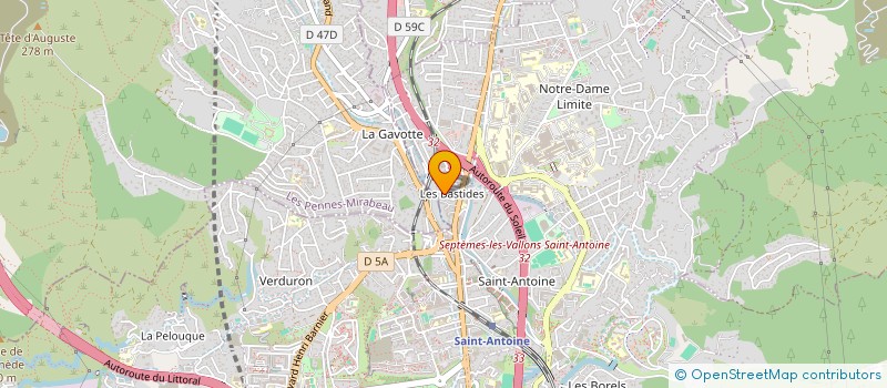 localisation de l'entreprise MADAME NADIA SADELLI à MARSEILLE 15EME