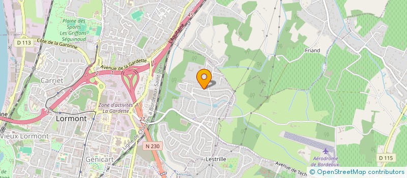 localisation de l'entreprise MADAME NADIA SAHNOUN  LORMONT