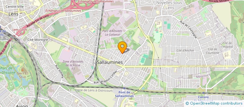 localisation de l'entreprise MADAME NADIA SAID  SALLAUMINES