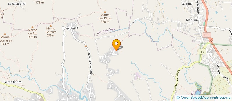 localisation de l'entreprise MADAME NADIA SAINT LOUIS AUGUSTIN  LE DIAMANT