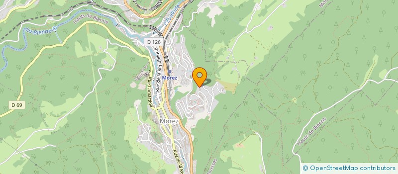 localisation de l'entreprise MADAME NADIA SALAH  HAUTS DE BIENNE