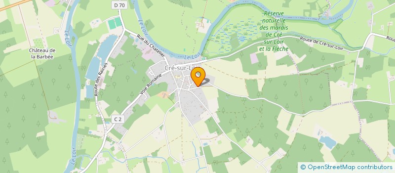 localisation de l'entreprise MADAME NADIA SAMAHAT  BAZOUGES CRE SUR LOIR