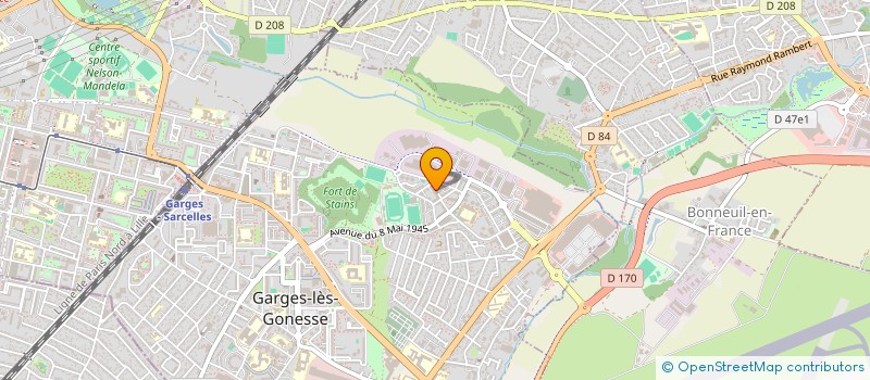 localisation de l'entreprise MADAME NADIA SAMSON  GARGES LES GONESSE