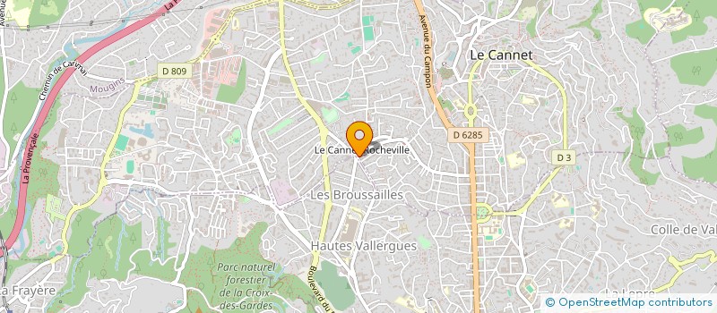 localisation de l'entreprise MADAME NADIA SAVIL à LE CANNET