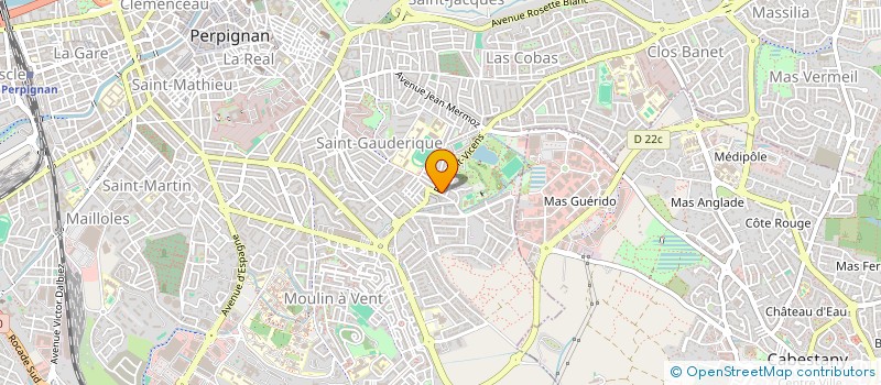 localisation de l'entreprise MADAME NADIA SELLAMI  PERPIGNAN