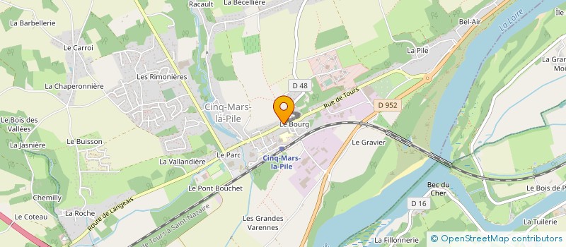 localisation de l'entreprise MADAME NADIA SENECA  CINQ-MARS-LA-PILE