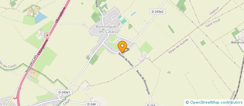 localisation de l'entreprise MADAME NADIA SENOUSSAOUI  BONNINGUES-LES-CALAIS