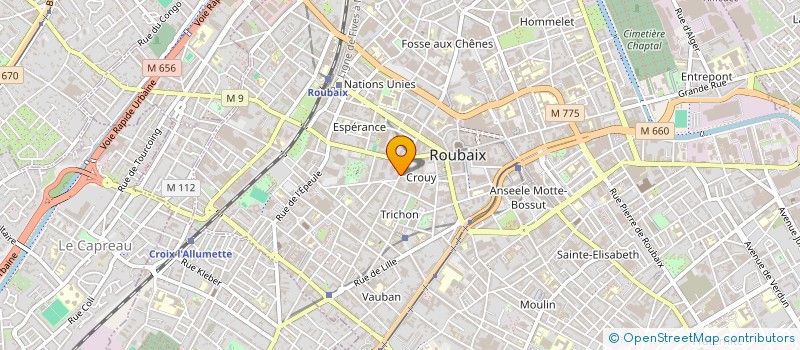 localisation de l'entreprise MADAME NADIA SI AHMED à ROUBAIX