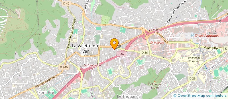 localisation de l'entreprise MADAME NADIA SMEDA à LA VALETTE-DU-VAR