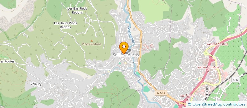 localisation de l'entreprise MADAME NADIA STAMBOULI  SOLLIES-TOUCAS