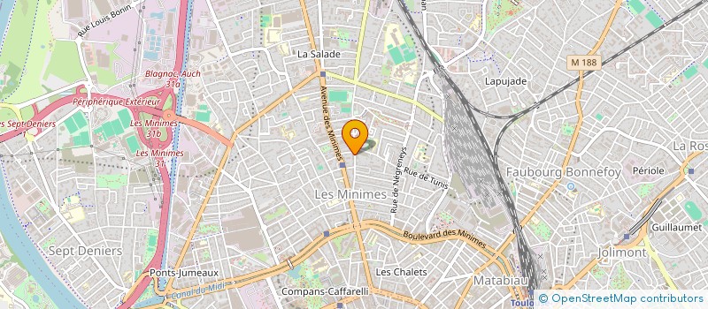 localisation de l'entreprise MADAME NADIA TABIT  TOULOUSE