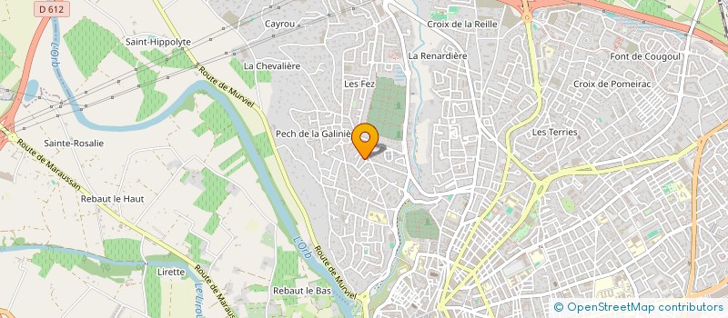 localisation de l'entreprise MADAME NADIA TALBI à BEZIERS