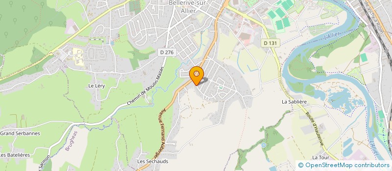 localisation de l'entreprise MADAME NADIA THEUIL à BELLERIVE-SUR-ALLIER