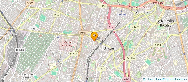 localisation de l'entreprise MADAME NADIA TOUABI à ARCUEIL