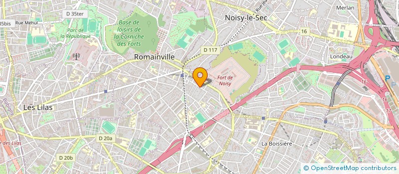 localisation de l'entreprise MADAME NADIA TOUILI à ROMAINVILLE