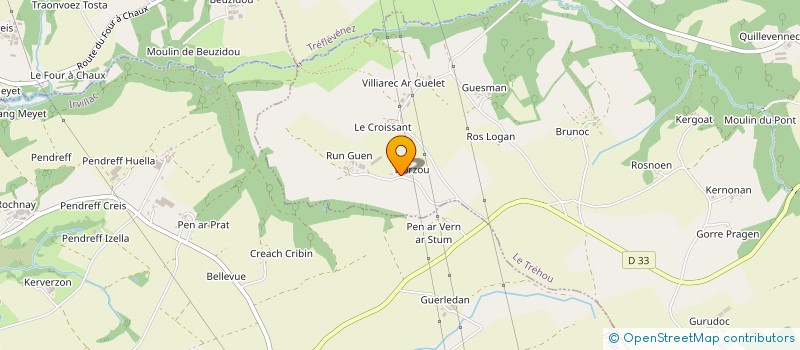 localisation de l'entreprise MADAME NADIA VAILLANT  LE TREHOU