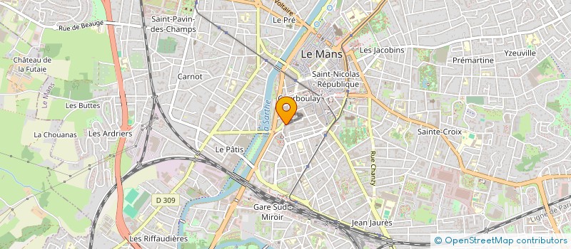 localisation de l'entreprise MADAME NADIA VARET  LE MANS