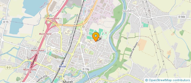 localisation de l'entreprise MADAME NADIA WAJEW  MURET