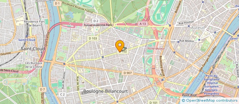 localisation de l'entreprise MADAME NADIA WASIUTEK à BOULOGNE-BILLANCOURT