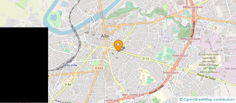 localisation de l'entreprise MADAME NADIA WICKER à ALBI