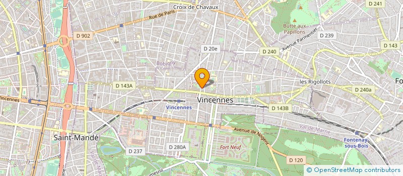 localisation de l'entreprise MADAME NADIA ZAGHLOULA à VINCENNES