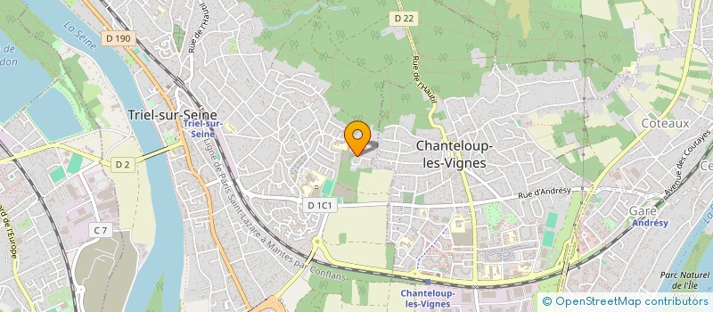 localisation de l'entreprise MADAME NADIA ZAHA  TRIEL-SUR-SEINE