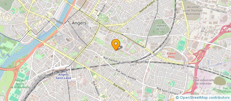 localisation de l'entreprise MADAME NADIA ZALOUM  ANGERS