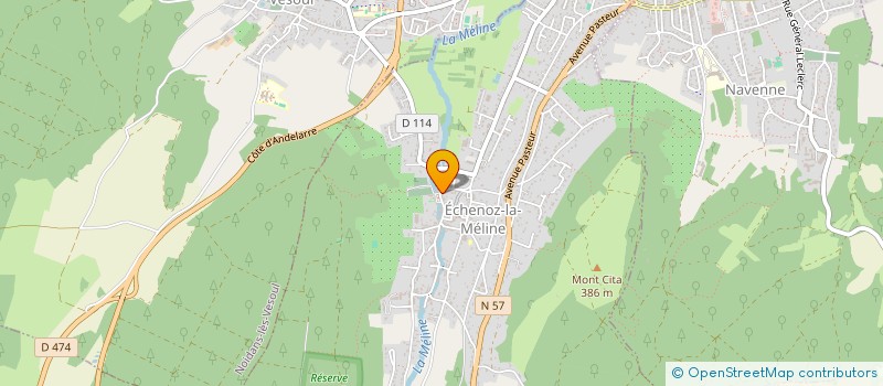 localisation de l'entreprise MADAME NADIA ZEBBOUDJI  VALLEROIS-LORIOZ