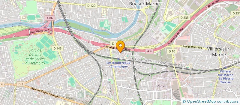 localisation de l'entreprise MADAME NADIA ZOHI à CHAMPIGNY-SUR-MARNE