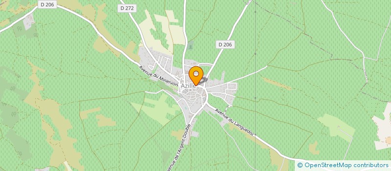 localisation de l'entreprise MADAME NADIA ZORZETTO  AZILLE