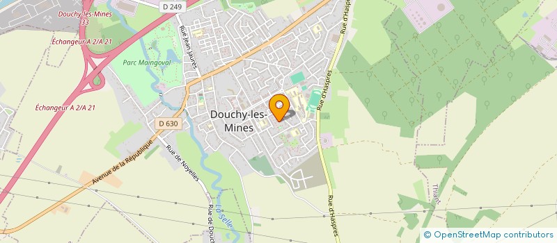localisation de l'entreprise MADAME NADIA ZOUBIR à DOUCHY-LES-MINES
