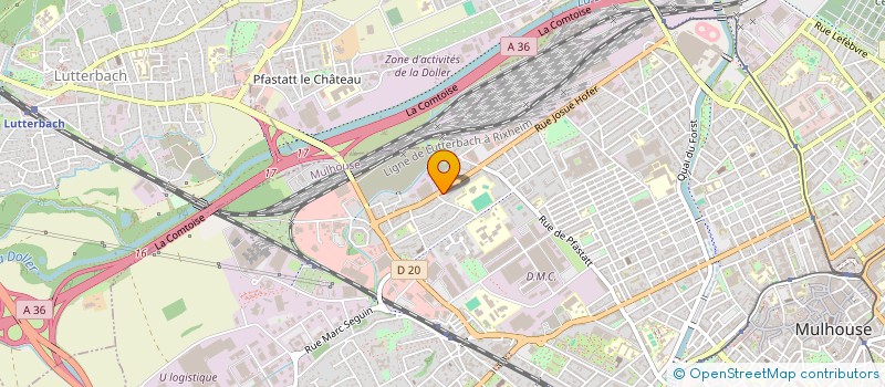 localisation de l'entreprise MADAME NADIA ZOUITNI  MULHOUSE