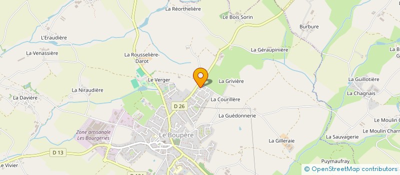 localisation de l'entreprise MADAME NADIE SOUCHET à LE BOUPERE