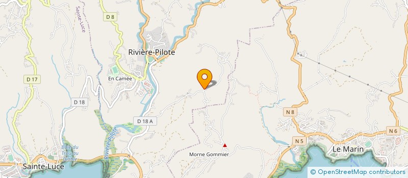 localisation de l'entreprise MADAME NADIEGE BERTHOLO  RIVIERE-PILOTE