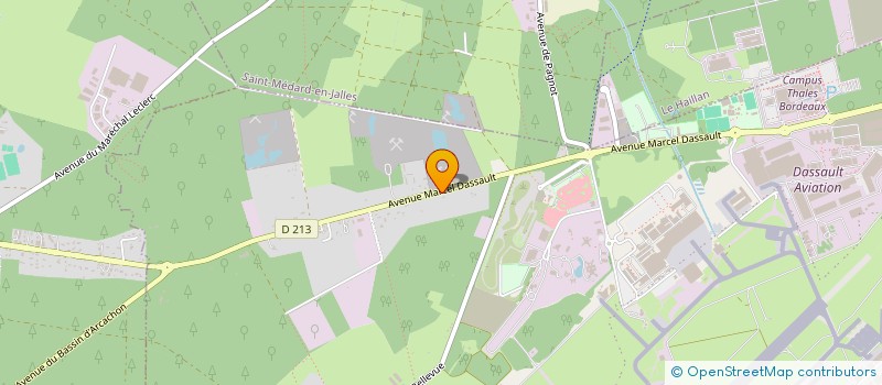 localisation de l'entreprise MADAME NADIEGE COTTET  MERIGNAC