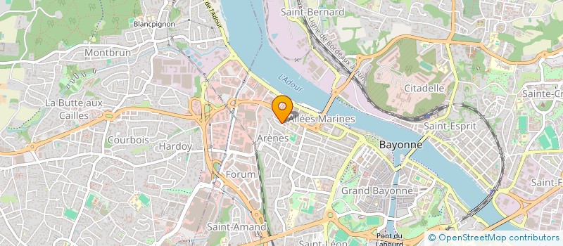 localisation de l'entreprise MADAME NADIEGE JOHNVILLE à BAYONNE