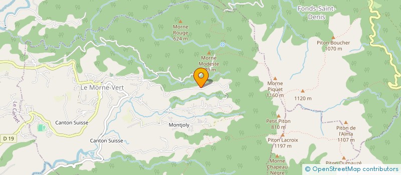 localisation de l'entreprise MADAME NADIEGE UDINO  LE MORNE-VERT