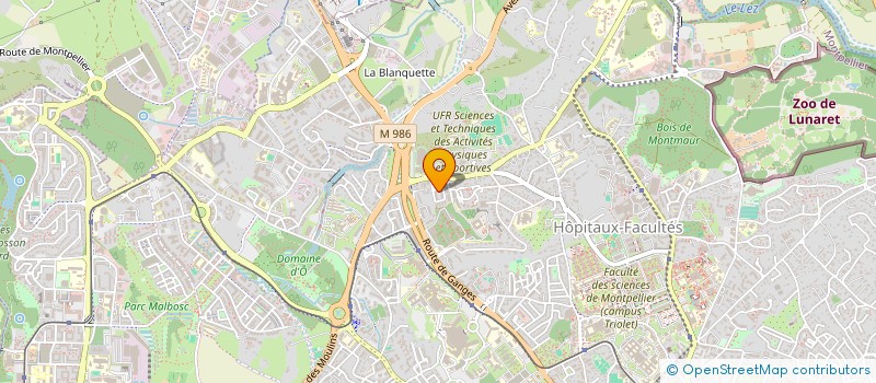 localisation de l'entreprise MADAME NADIEJDA DEBOIS à MONTPELLIER