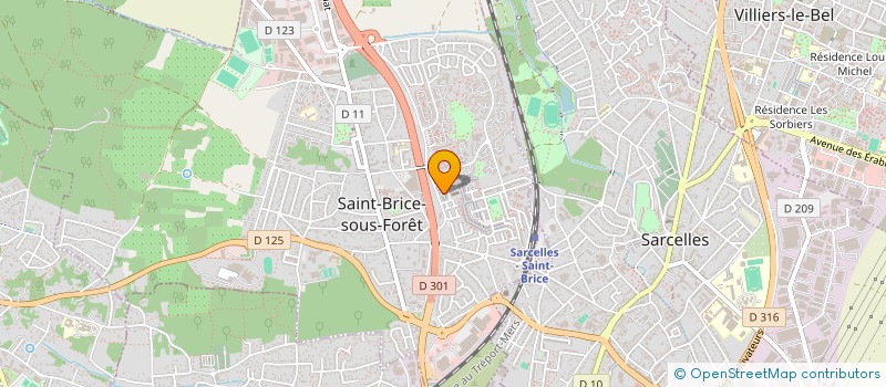 localisation de l'entreprise MADAME NADIN AZIZ à SAINT-BRICE-SOUS-FORET