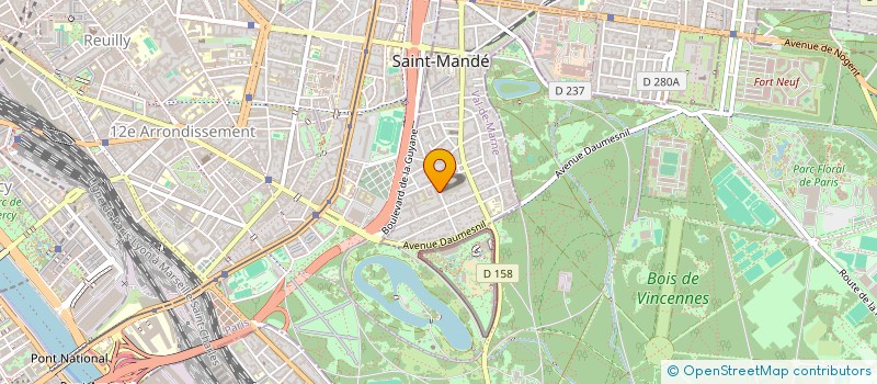 localisation de l'entreprise MADAME NADINE ABOUTBOUL  SAINT-MANDE