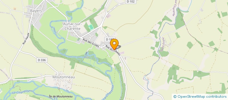 localisation de l'entreprise MADAME NADINE ALBERT  AUNAC-SUR-CHARENTE