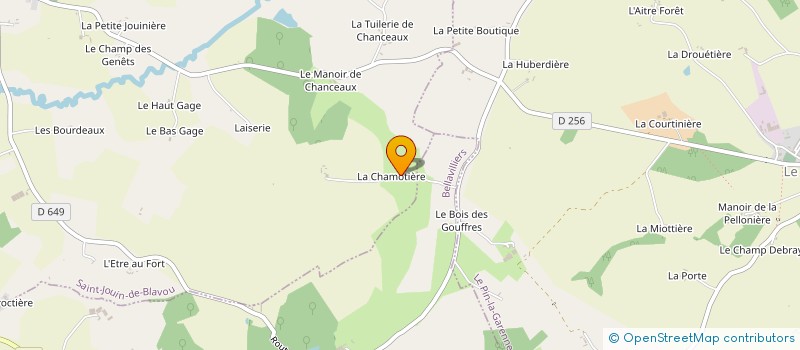 localisation de l'entreprise MADAME NADINE ALBOUY à SAINT-JOUIN-DE-BLAVOU