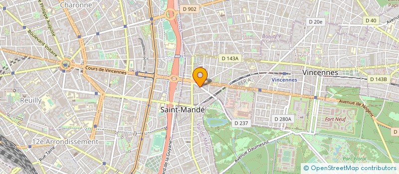 localisation de l'entreprise MADAME NADINE ALCABES  SAINT-MANDE